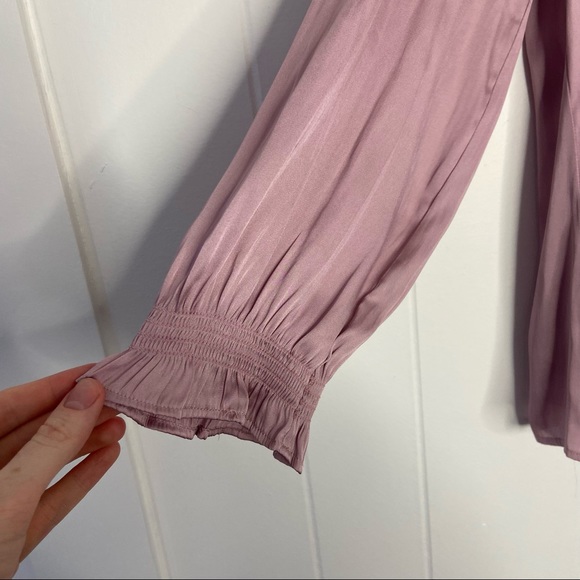 PAIGE  | Kaylynn Top In Mauve Shadows Pink Pheasant Career, Large - Picture 6 of 8